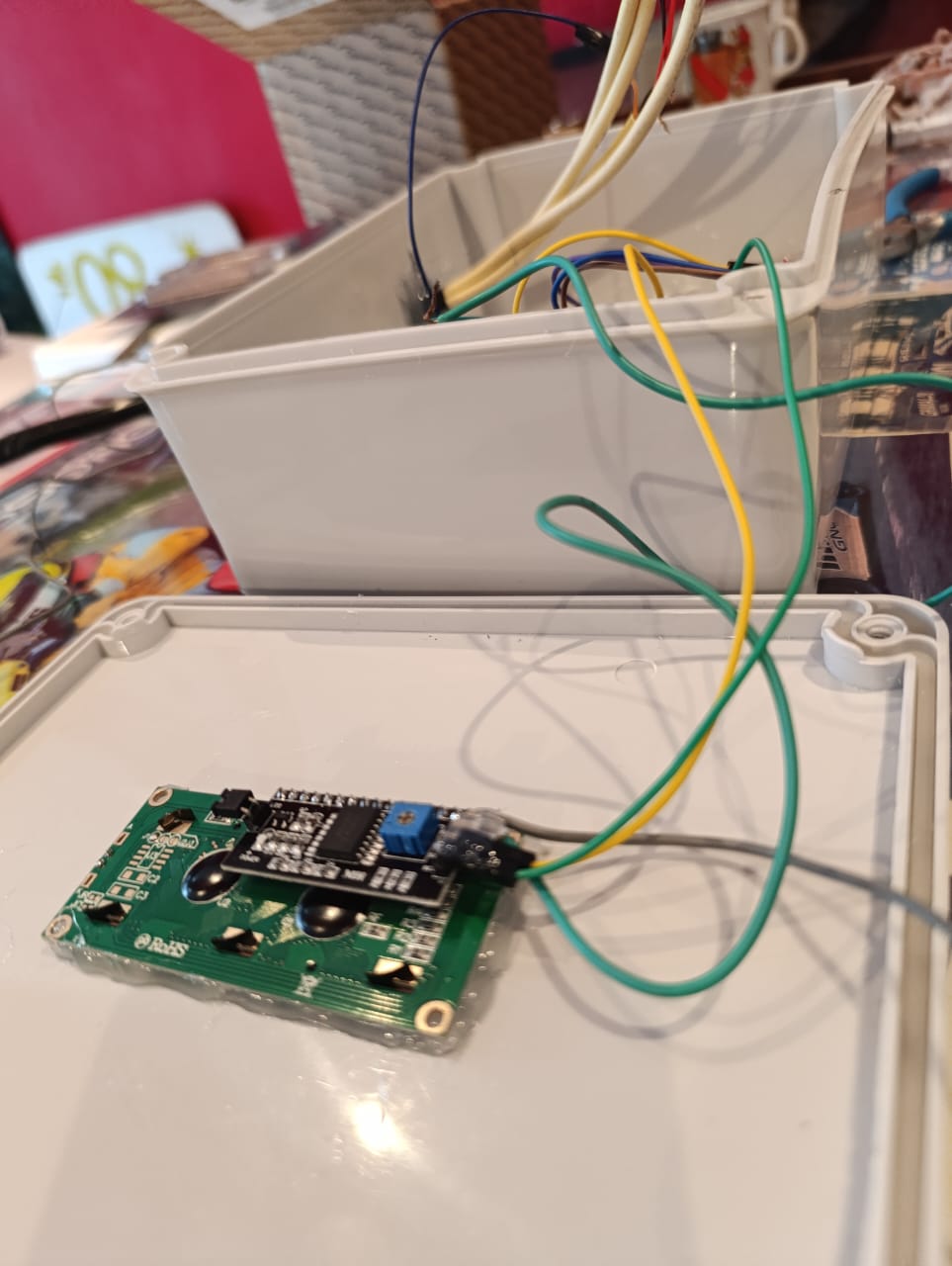 Electronics and circuit board project at Escuela Experimental PRoA